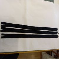 3 Reissverschlüsse 45 cm, schwarz