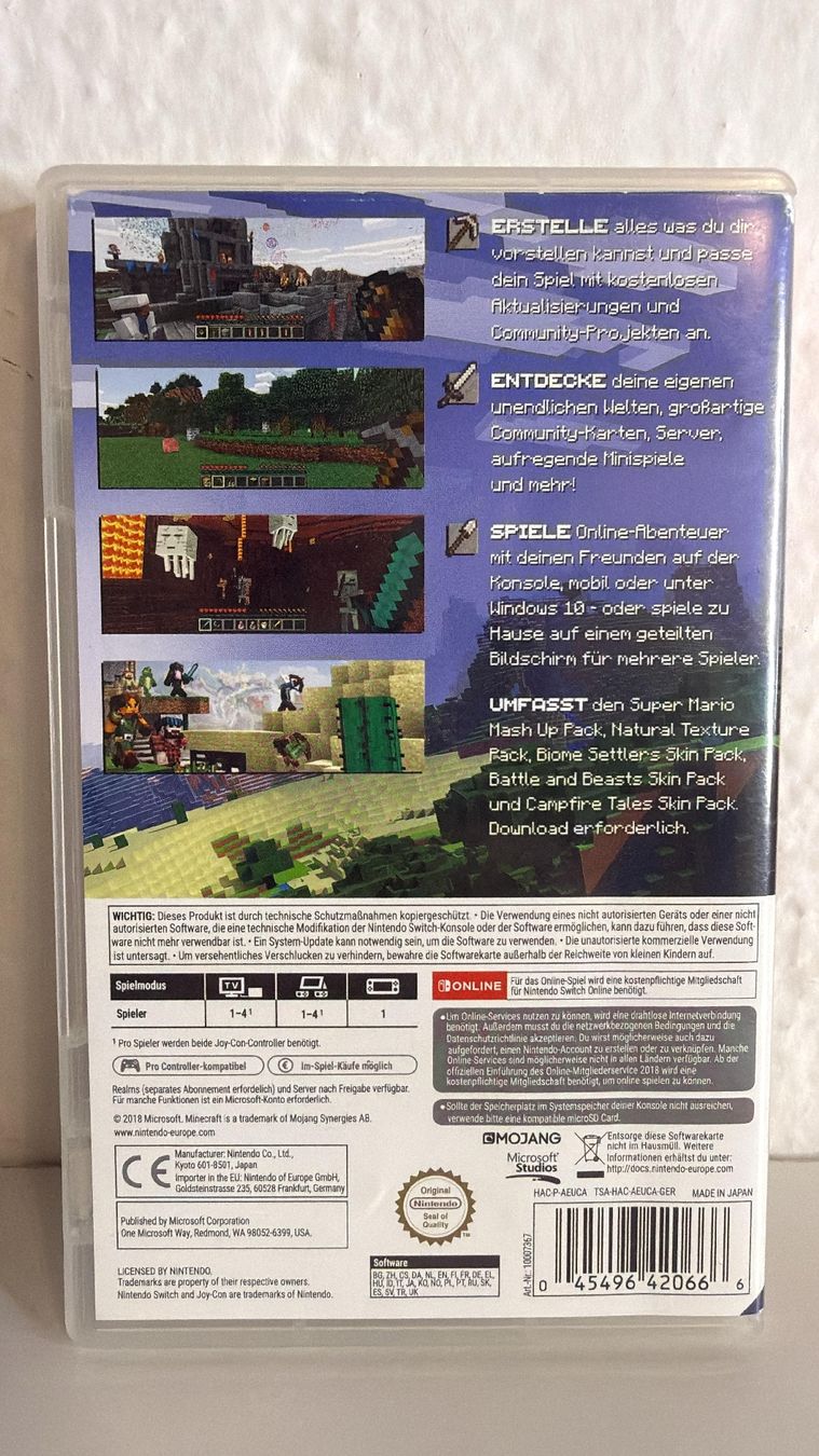 Giochi: Minecraft Nintendo Switch - Top Zustand – Usato da Ehrendingen venduto da lax21 1