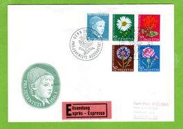 PJ 1963 FDC alle Marken mit Leuchtstoff SBK 50.--