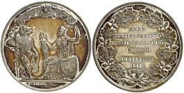 Bern, Weissmetallmedaille 1853, Jubiläum, RR!