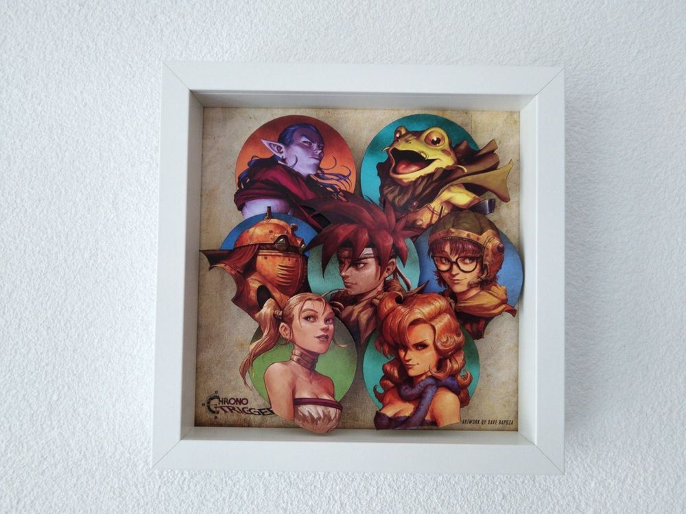 Chrono Trigger Character Portraits Shadow Box Diorama (SNES) (Neu ...