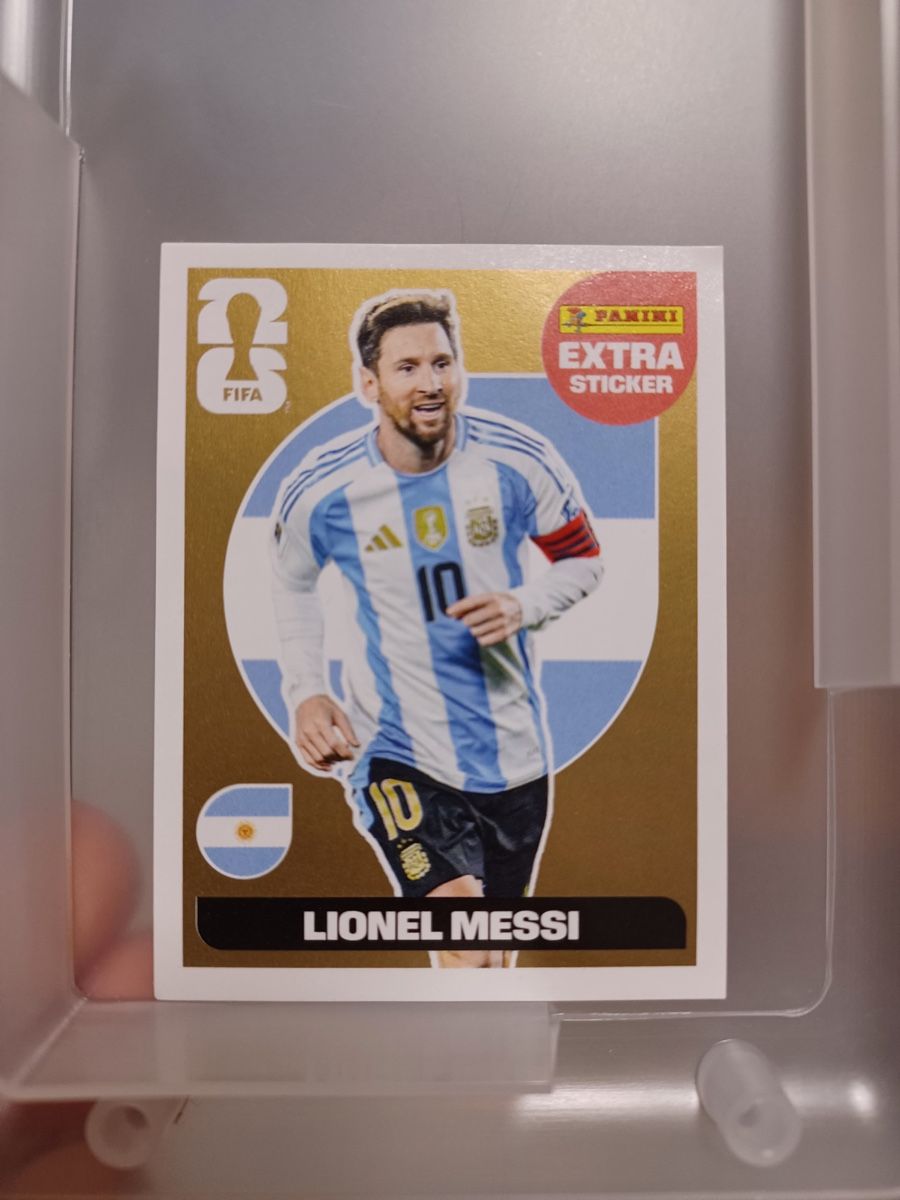 Panini Carte collezionabili: FIFA World Cup 2026 Extra Stickers Messi Gold – Nuovo (secondo la descrizione) da Kräiligen venduto da waleb22 3