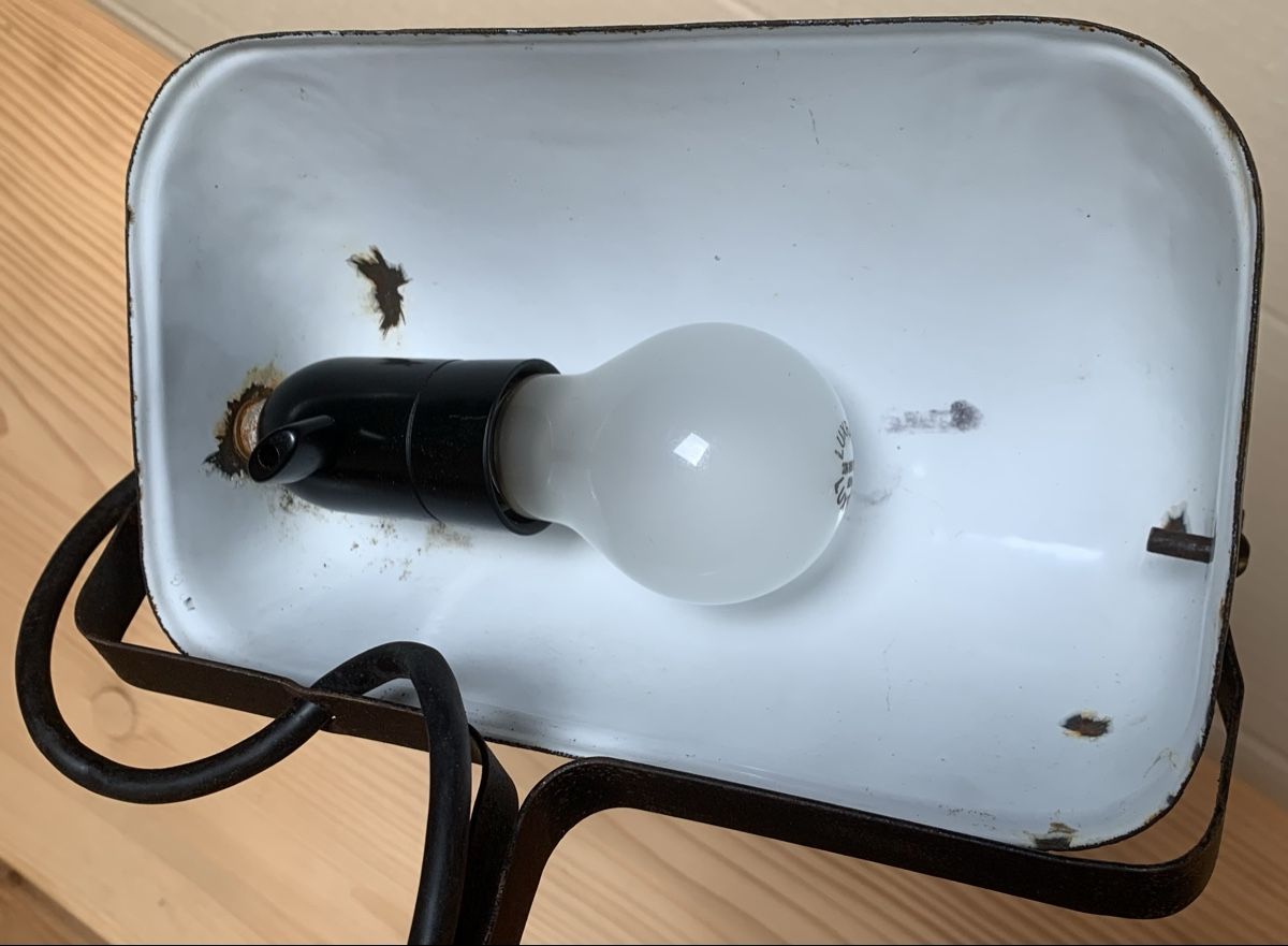 Schweizer Armee Lampade: Tischlampe aus Festung der CH Armee – Usato da Goldingen venduto da Bergler012 6