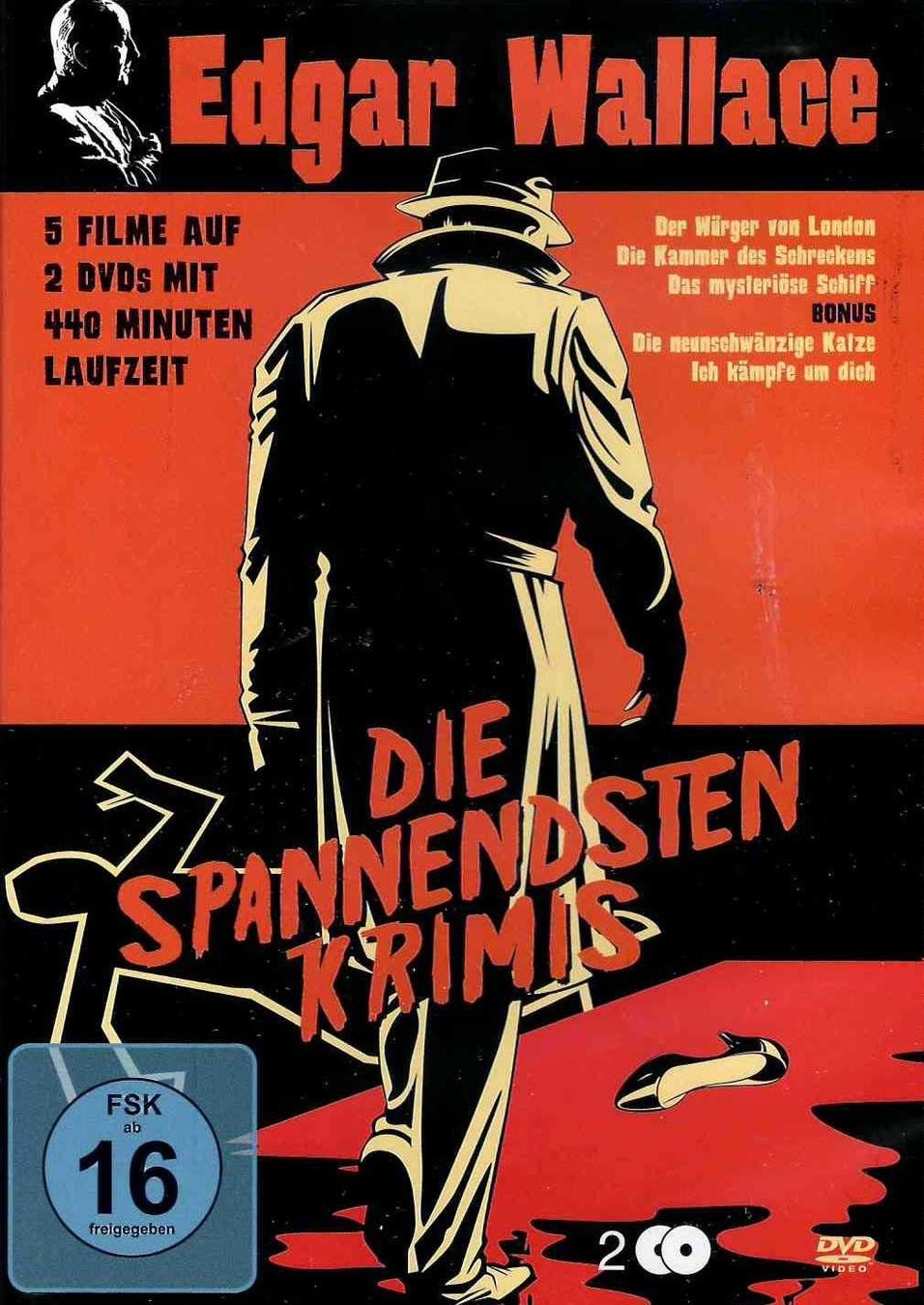 Tutti i DVDs: Edgar Wallace - Die spannendsten Krimis – Nuovo (secondo la descrizione) da Gerlafingen venduto da Negnid