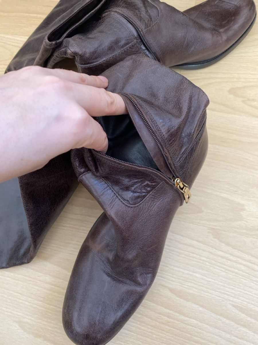 Prada Scarpe da donna: Prada Stiefel Braun Gr 38,5 neuwertig – Nuovo (secondo la descrizione) da Langenthal venduto da morena86 2
