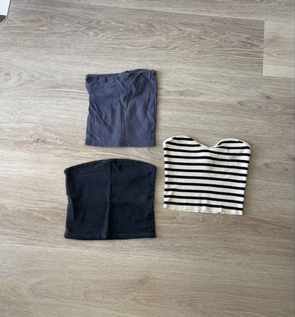 3x Bandeau Tops Damen Grösse S/M guter Zustand