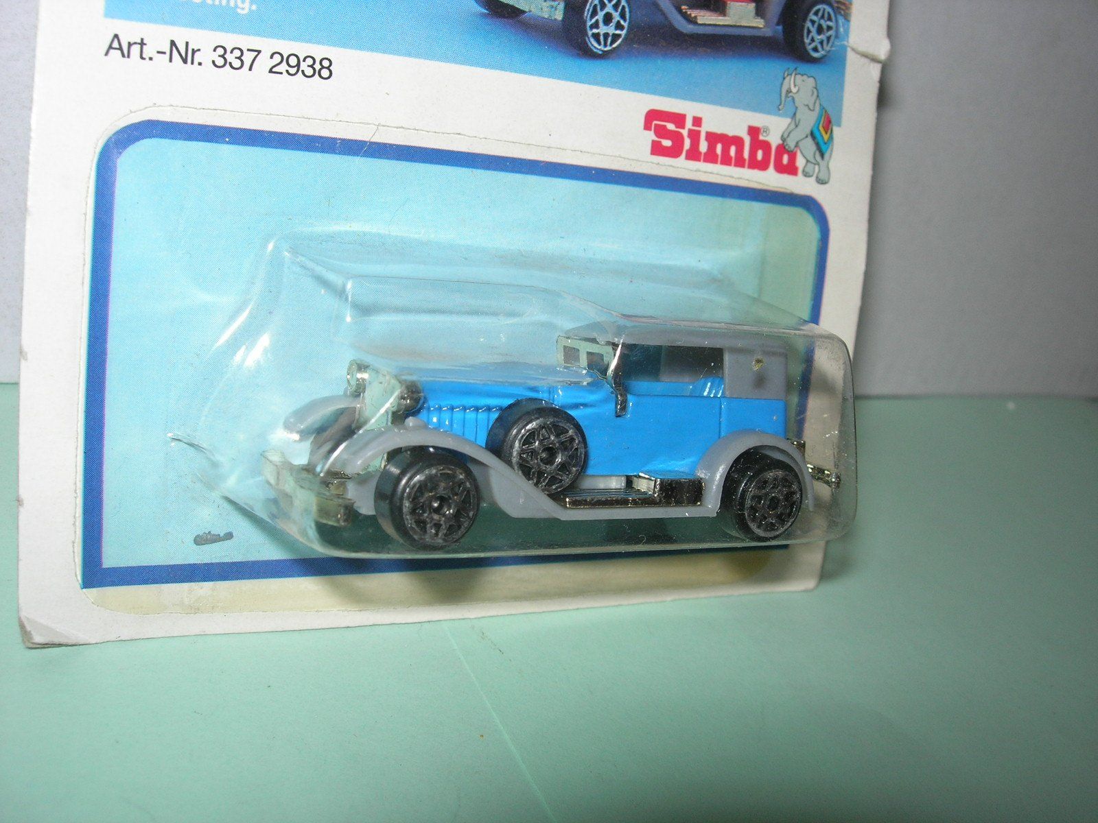 Modellini d'auto: Simba Oldtimer, Modellauto blau im OVP, Nr. 337 2938 – Nuovo e nell'imballaggio originale da Hornussen venduto da Corvette- 1