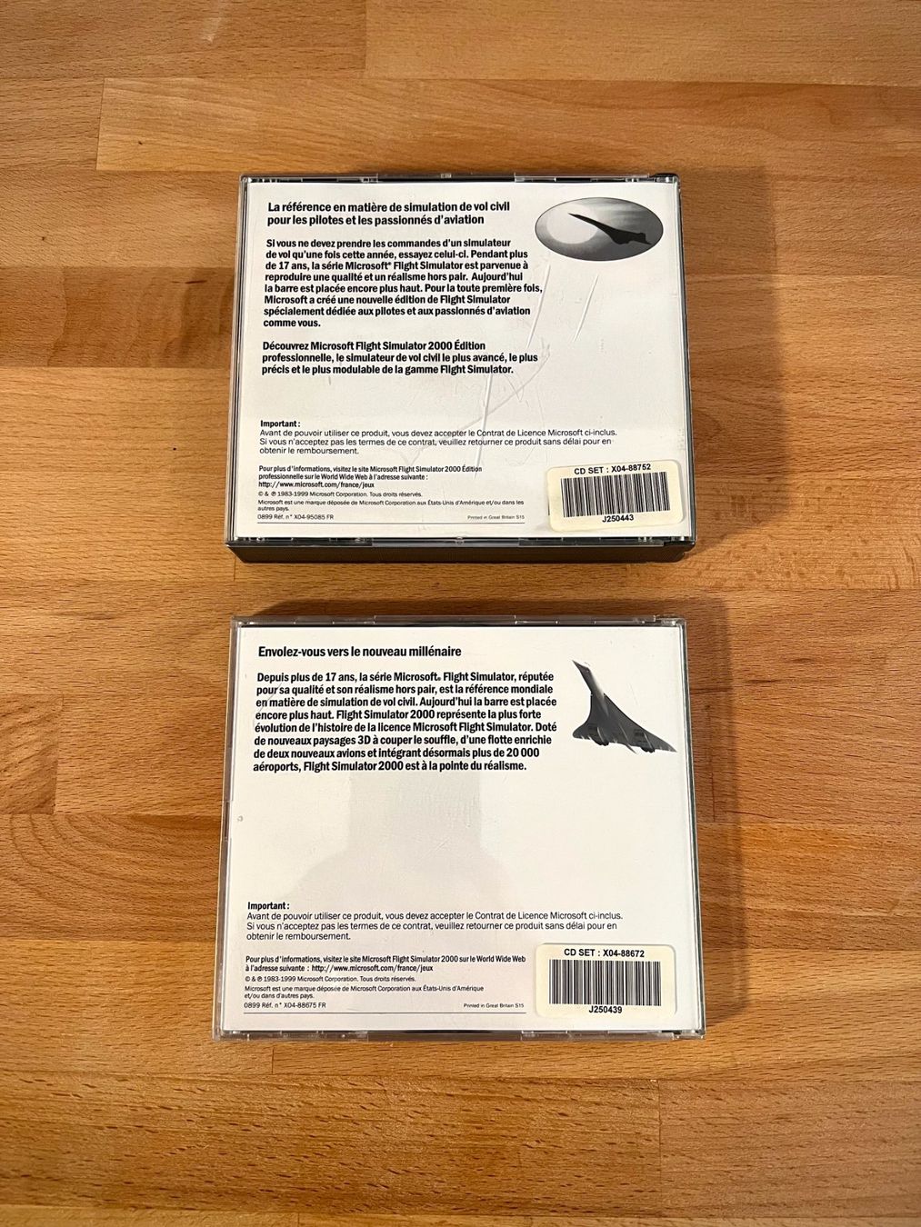 Microsoft Giochi: 2x Flight Simulator 2000 + Édition Pro / Version FR / PC ✈️ – Usato da Charmey (Gruyère) venduto da Mr_Bazardage 1