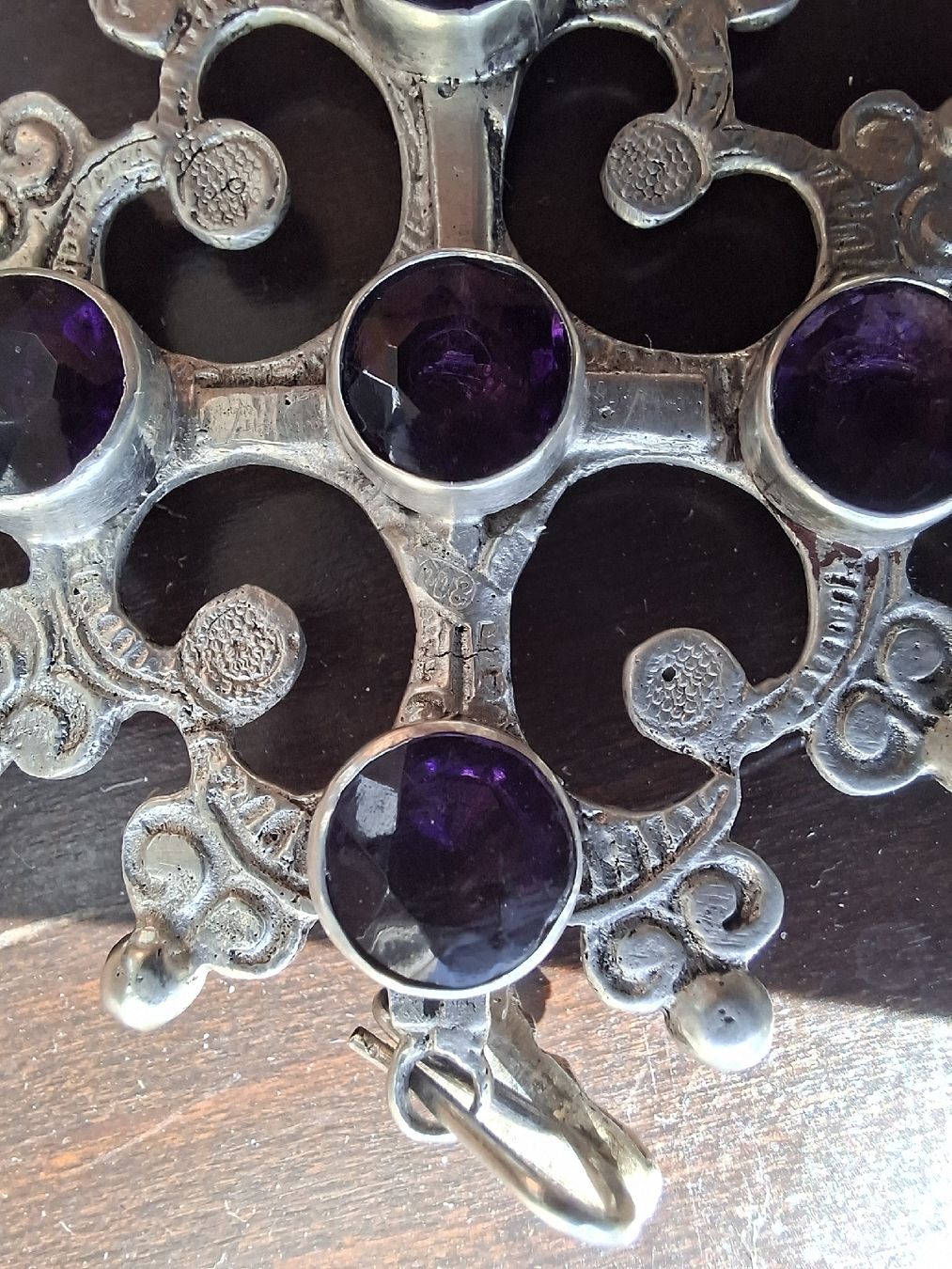 Anhänger: Schmuckanhänger Jerusalem Amethyst Silber vintage – Gebraucht aus Niederlenz von bagua1 2