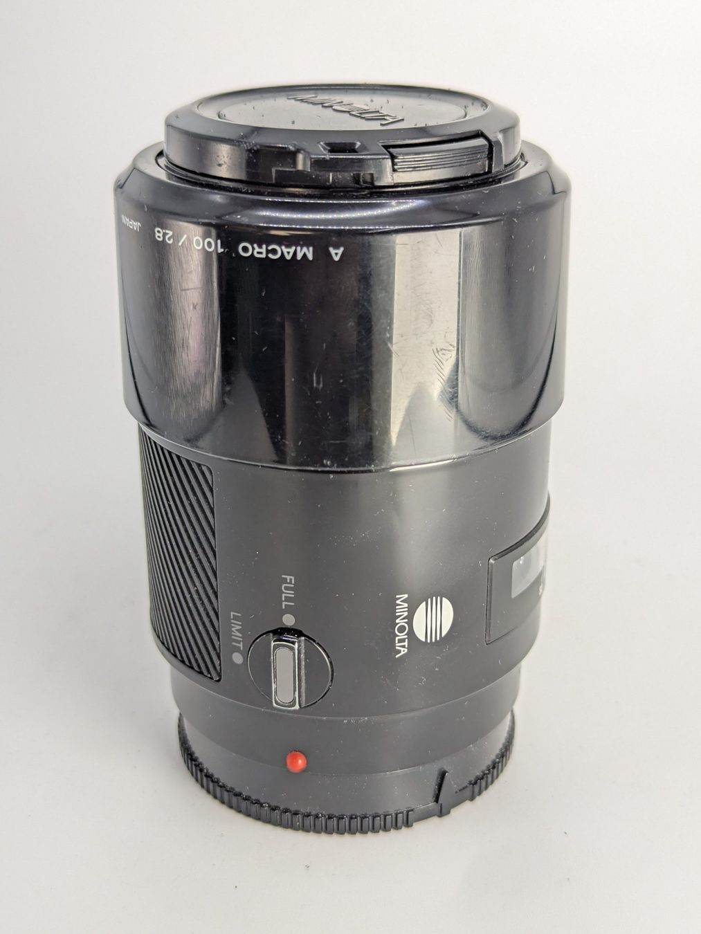 Minolta Obiettivi: Minolta AF Lens 100 Macro 1:2.8 gebraucht – Usato da Bischofszell venduto da Blende2