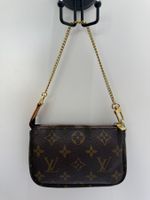 Louis Vuitton Mini Pochette Accessoires Logo Monogram Braun