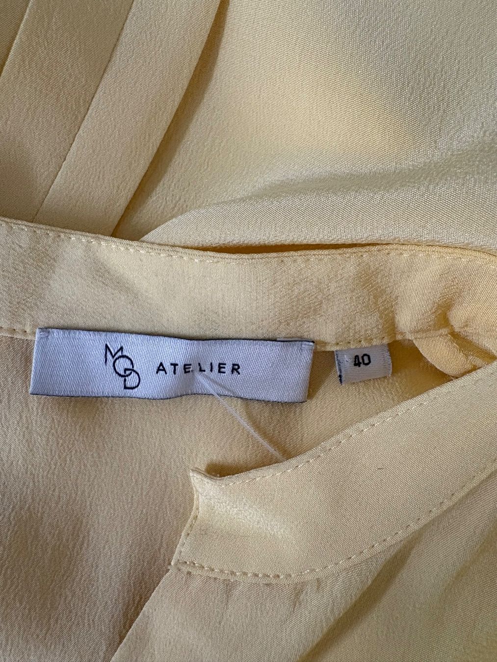Blusen: MOD Atelier Bluse Gr. 40 aus Seide gelb langarm – Neu (gemäss Beschreibung) aus Regensdorf von secondchancefashion 3