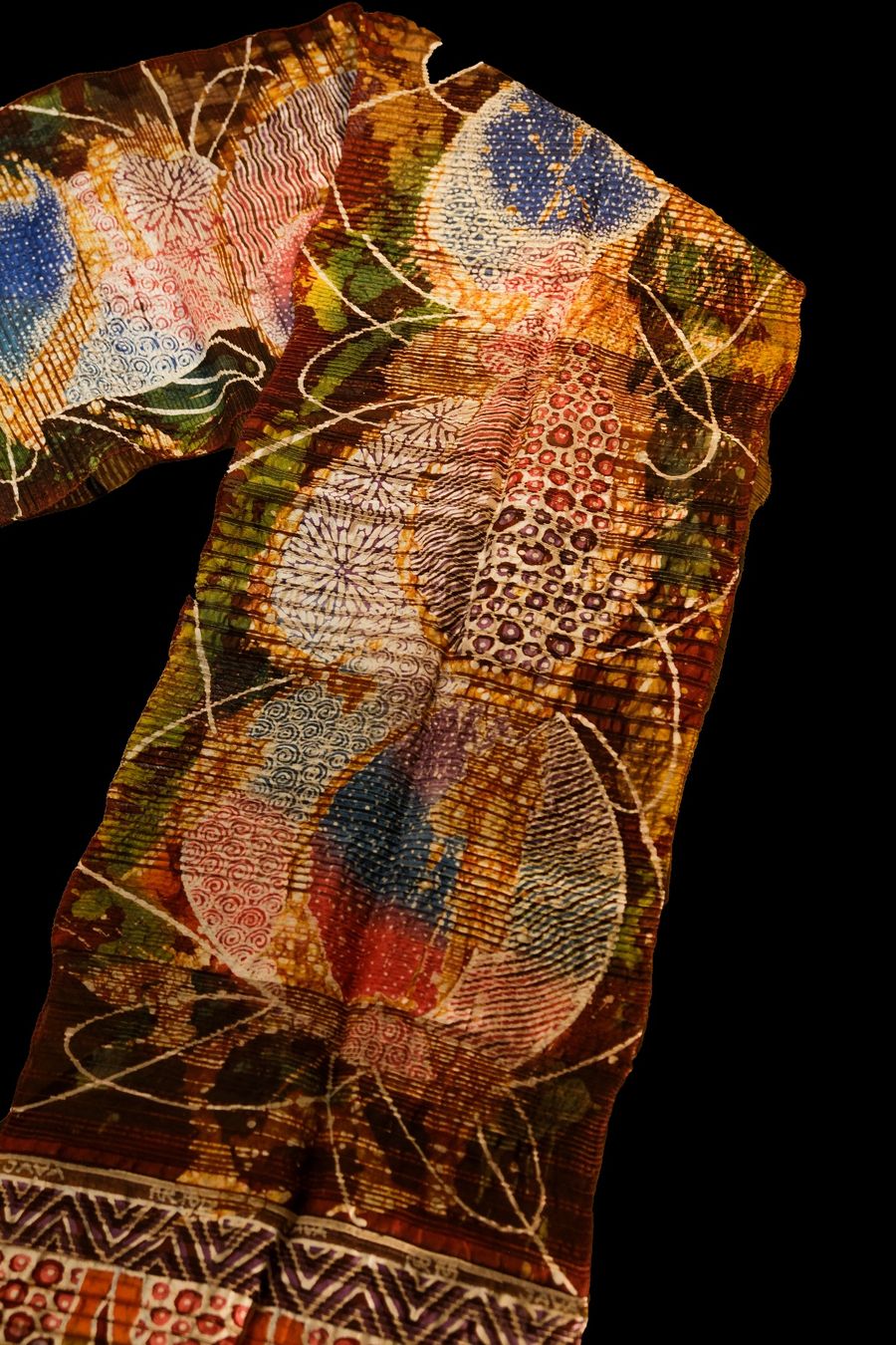Tessuti: Batik Tulis auf strukturierter Seide – Nuovo (secondo la descrizione) da Romanshorn venduto da ras_b6lp 2