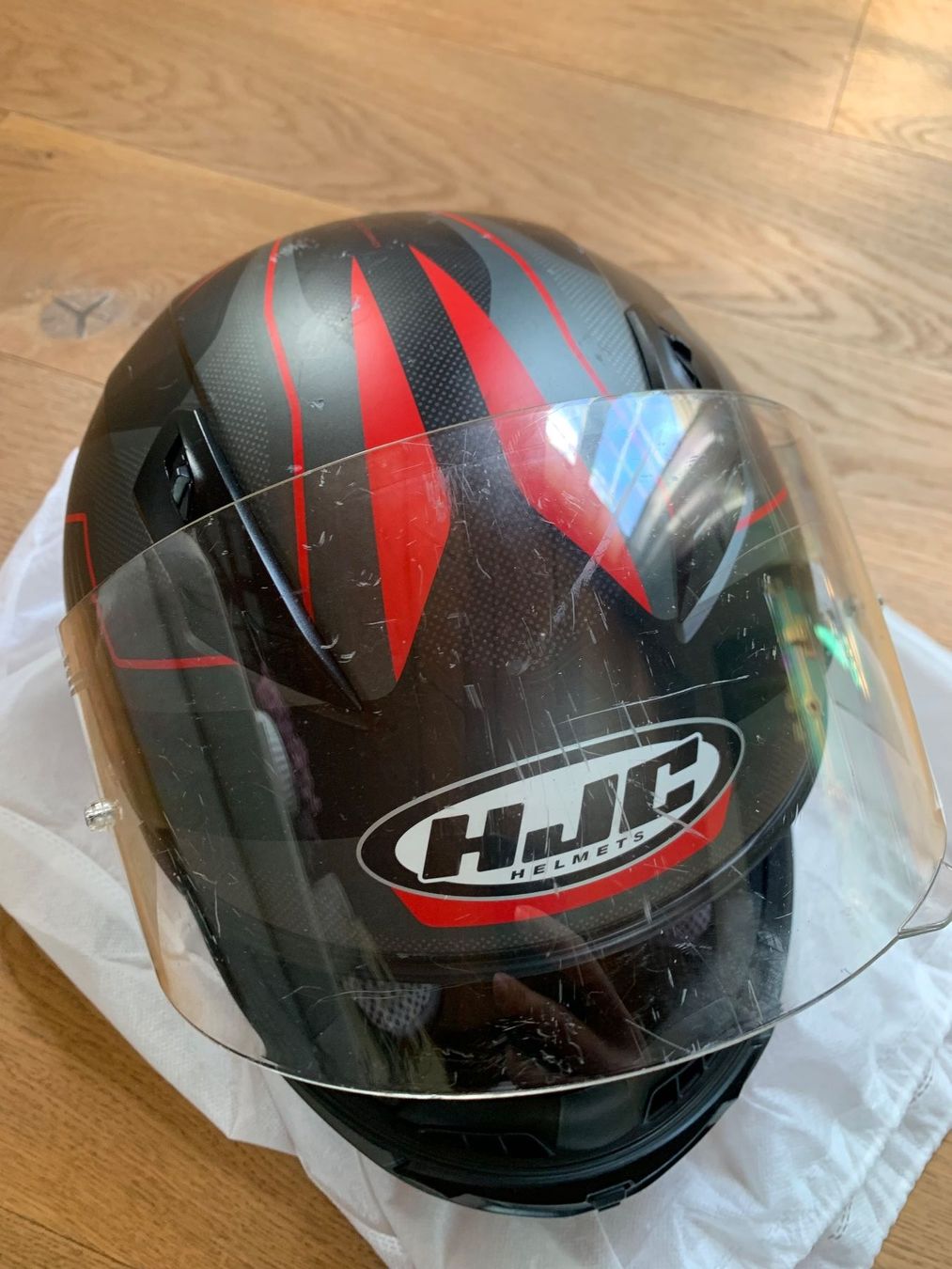 Caschi & visiere: HJC Motorradhelm, Töfflihelm, Grösse M – Usato da Flaach venduto da Rosatipi 8