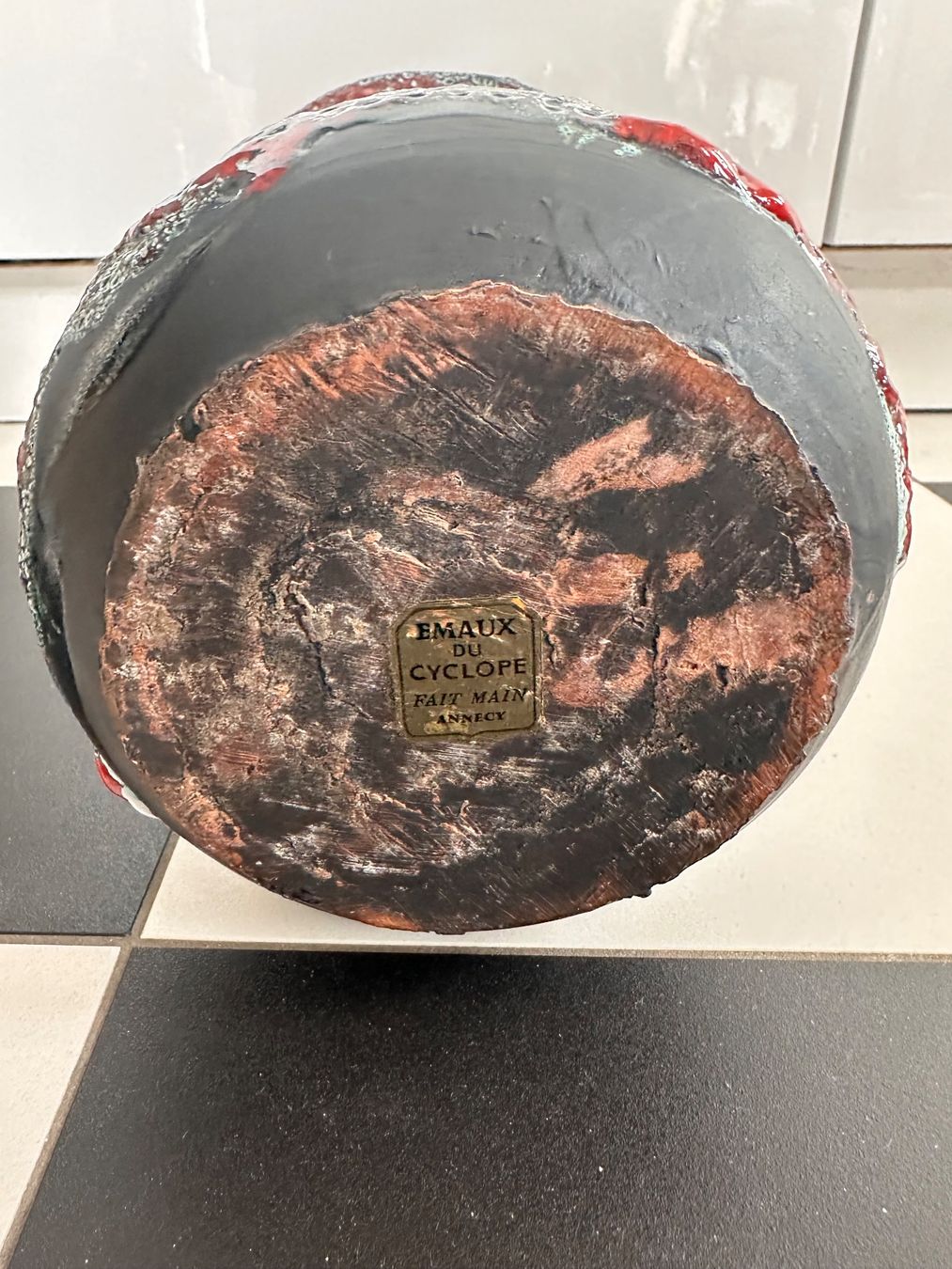 Vasi & Recipienti: Vase Emaux de Cyclope – Usato da Tannay venduto da naxos66 2
