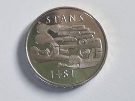 1481 Stanser Verkommnis, Gedenk-Fünfliber, 1981