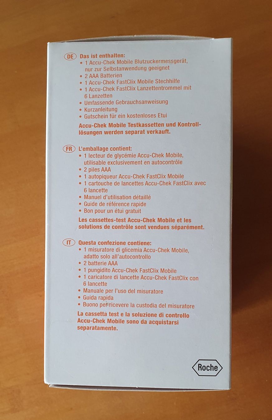 Misurare: Accu-Check Mobile FastClix Blutzuckermesser – Usato da Zürich venduto da Eiwan 4