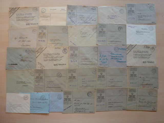 Tutti i francobolli: 21 Stück Feldpostbriefe Sonderstempel – Usato da Walkringen venduto da Casablanca777