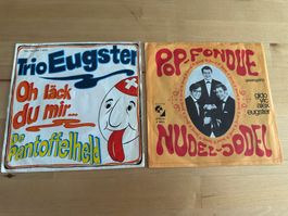 GIDO VIO ALEX EUGSTER TRIO rare SWISS Singl Pop Fondue + Hit