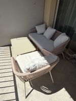 SKLUM Arhiza Lounge Set Balkon/Terrasse, Blush Rosé