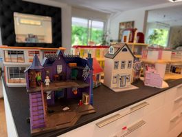 Playmobil Set divers, viele Figuren, Häuser, Schiff - SUPER!