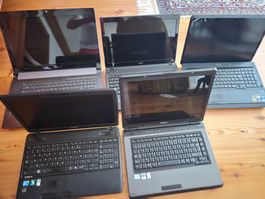 5 ordinateurs portables pour pièces