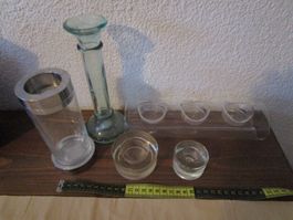 Kerzenhalter aus Glas