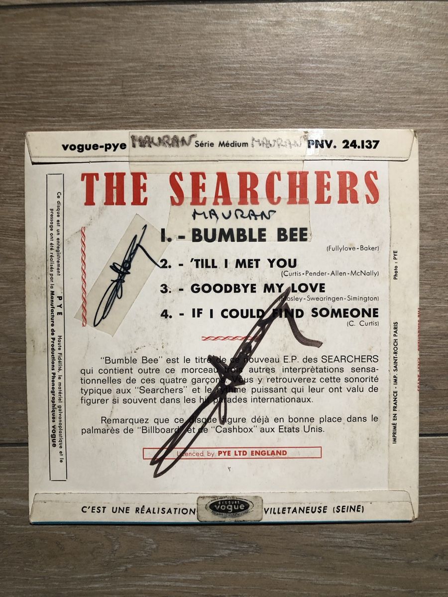 Schallplatten: Vinyle The Searches - Bumble Bee – Gebraucht aus Lonay von ju-71 1