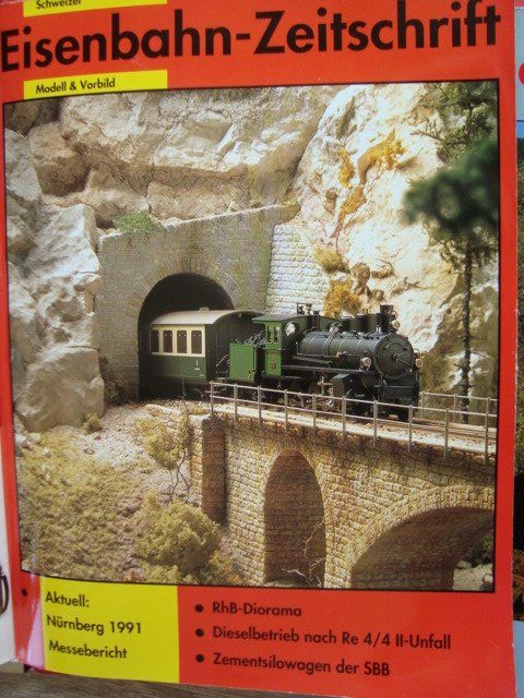 Riviste & Magazine: Eisenbahn Zeitschrift modell + vorbild, 2/3-91 – Usato da Thun venduto da Abigboss