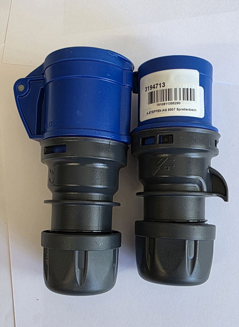 Stecker: Steffen Stecker, 3 polig, CEE 16/3, Camping, Boot, Neu – Neu (gemäss Beschreibung) aus Staad SG von oli7877