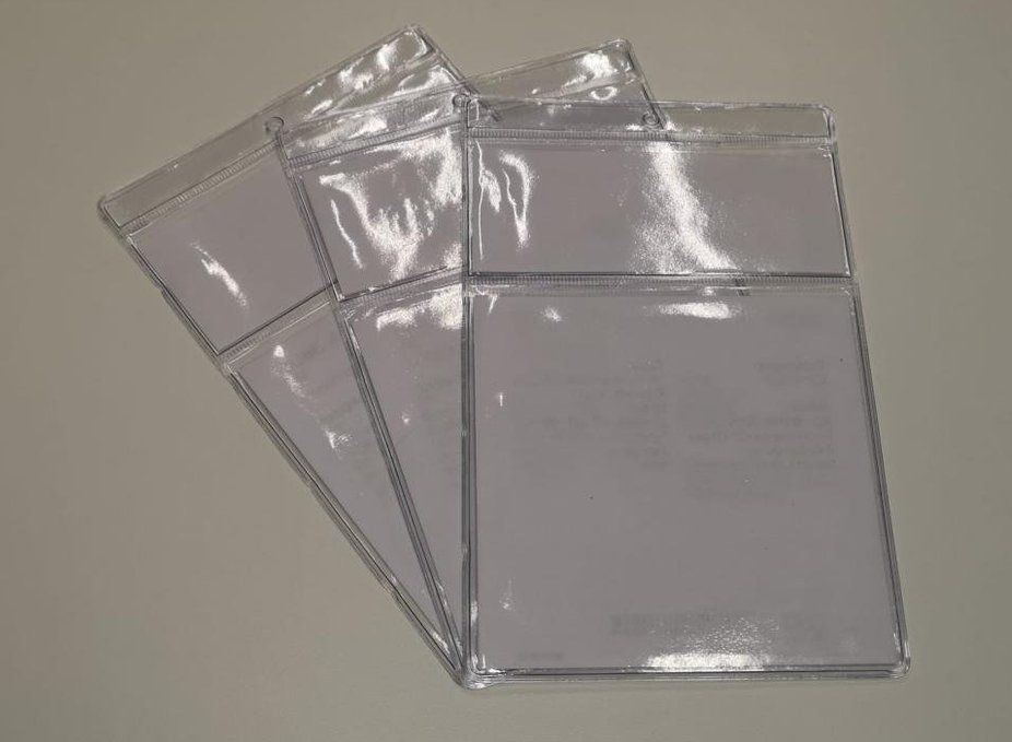 Couverts & Versandtaschen: Plastikhüllen transparent zweiteilig – Gebraucht aus Ascharina von maflu65