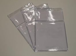 Plastikhüllen transparent zweiteilig
