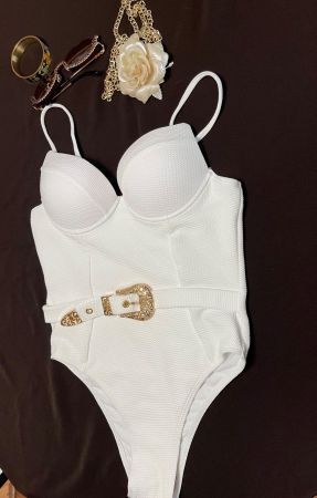 Lusso Tuta costume da bagno di colore late