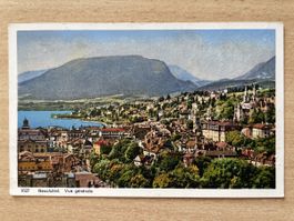 Alte Ansichtskarte Neuchâtel, Feldpost 1931, O.Sartori