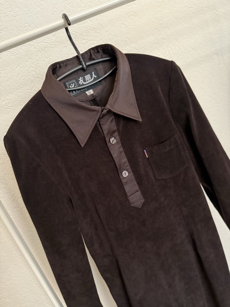 Vestiti: Robe marron effet velours daim, t.36/S – Usato da Tavannes venduto da Thriftshop 1