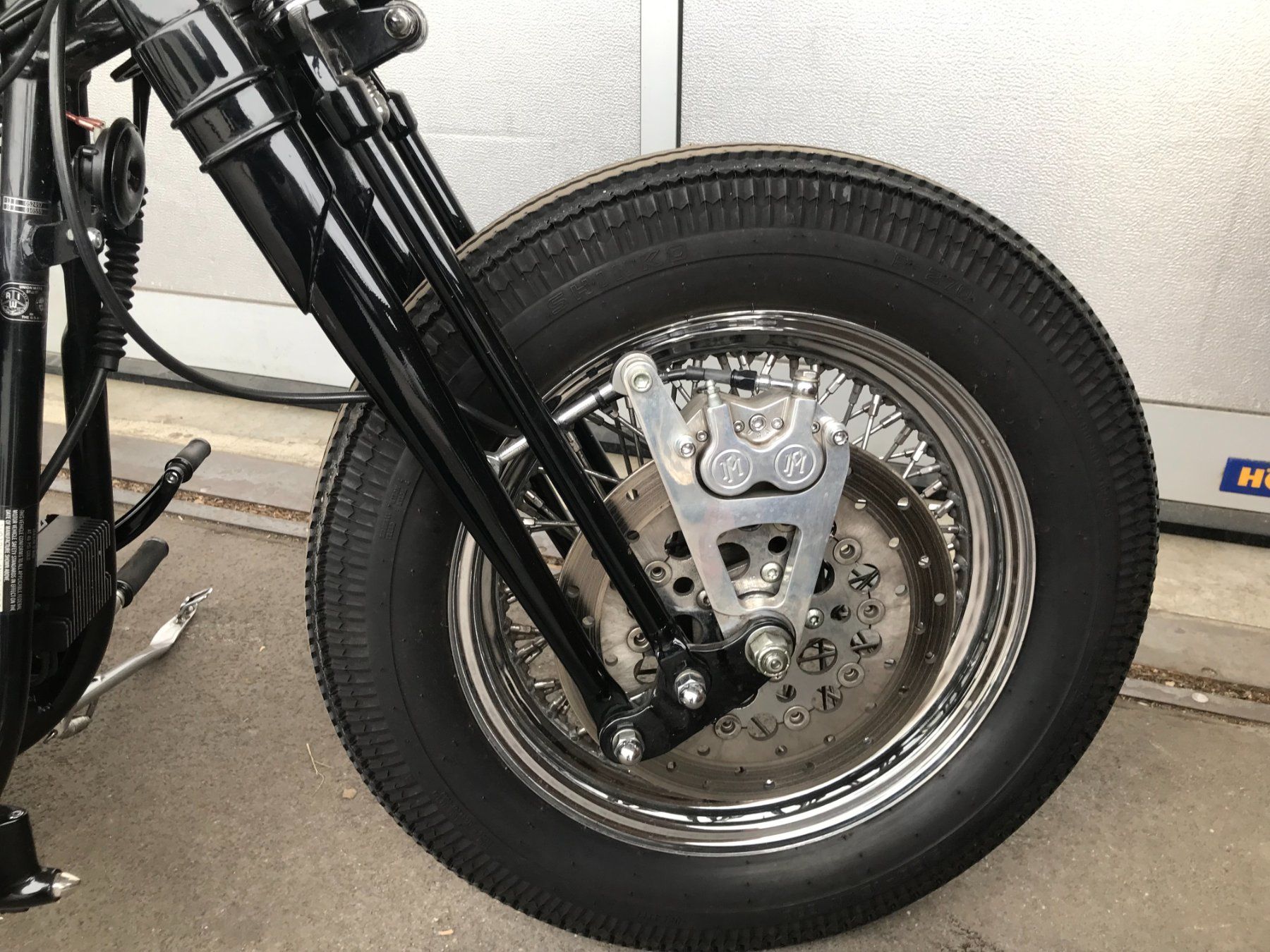 Harley-Davidson Chopper: Harley Davidson Bobber Springer Softail 1340 ab MFK – Usato da Reitnau venduto da poseyta77 2