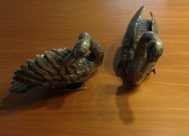 2 Cigni Decorativi in Peltro 🦢🦢