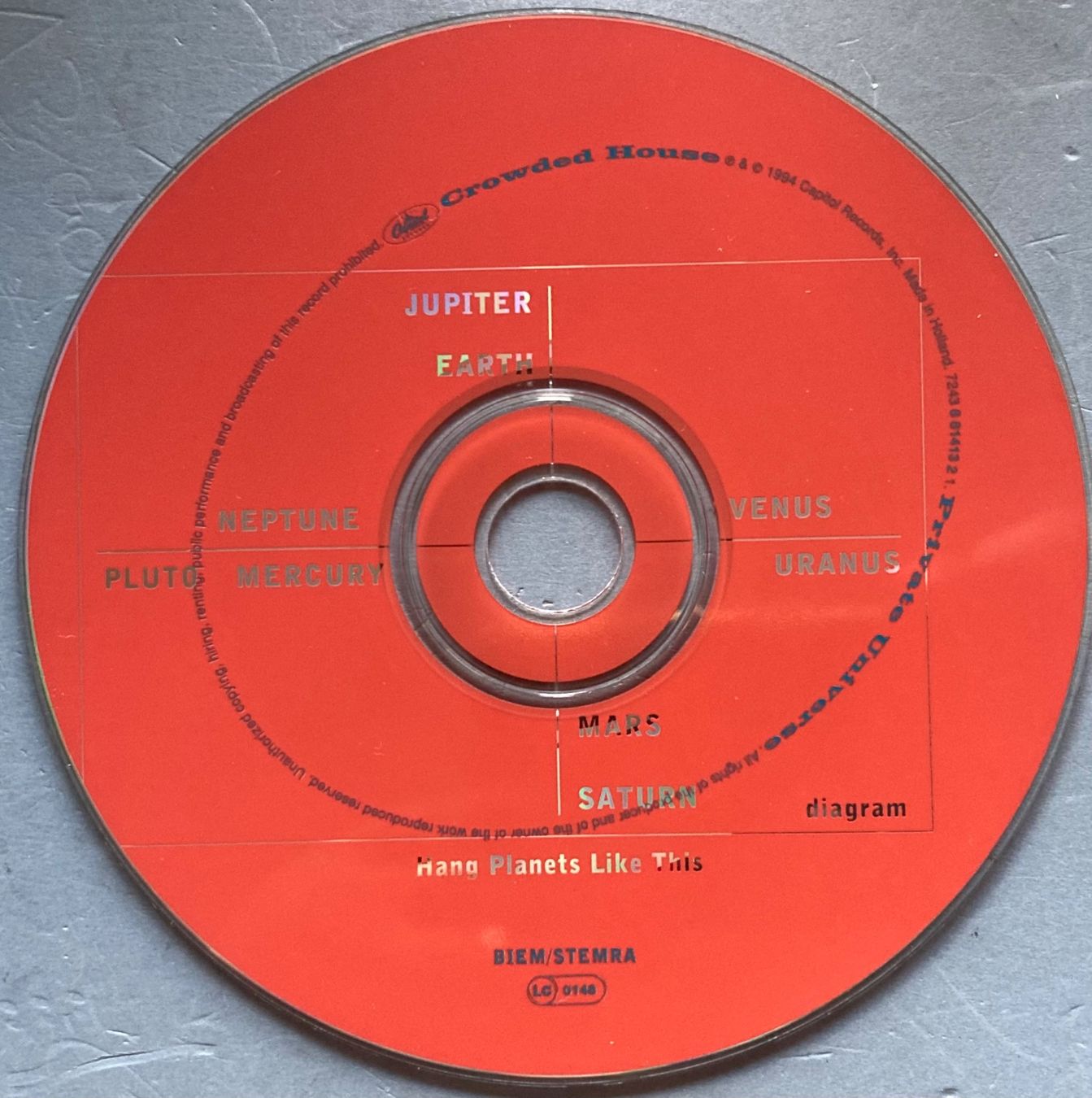 CDs: CROWDED HOUSE - PRIVATE UNIVERSE – Gebraucht aus Poliez-Pittet von Newtown-Records 1