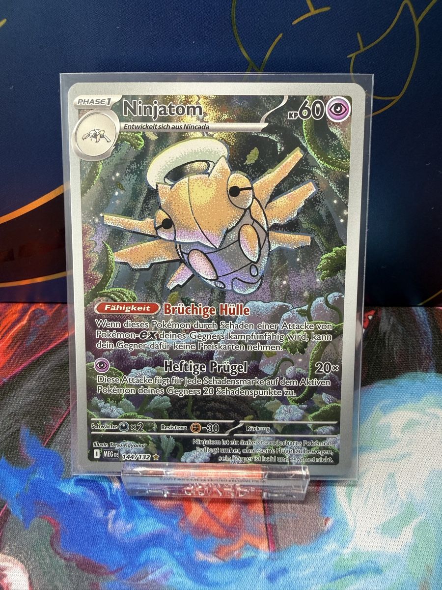 Pokémon Carte collezionabili: Ninjatom 144/132 „Mega Evolution“ – Usato da Uster venduto da cardCollectorHum