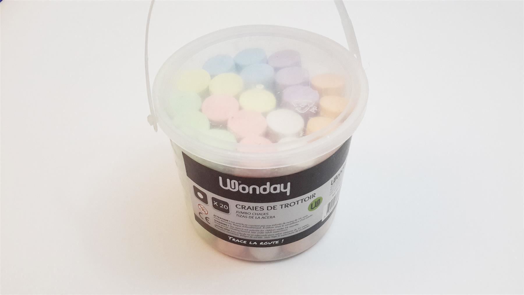 Farben: Straßenmalkreide, Kreide, 20x in Eimer – Neu und originalverpackt aus St. Gallen von cointec 1