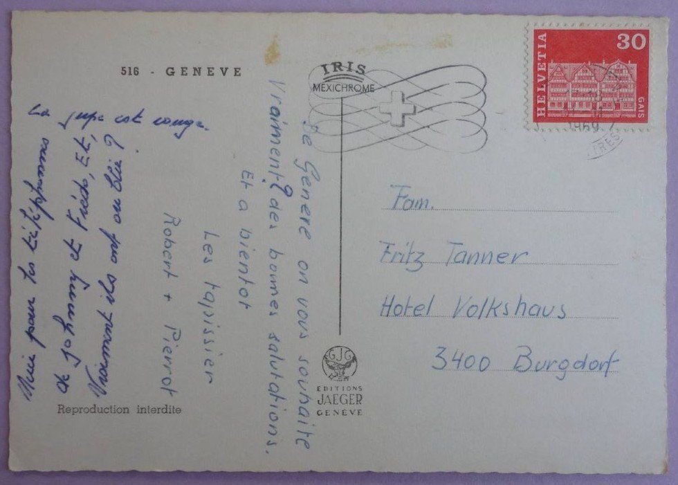 Cartes postales: Genève – Défectueux à Fétigny par Billy2miny 1
