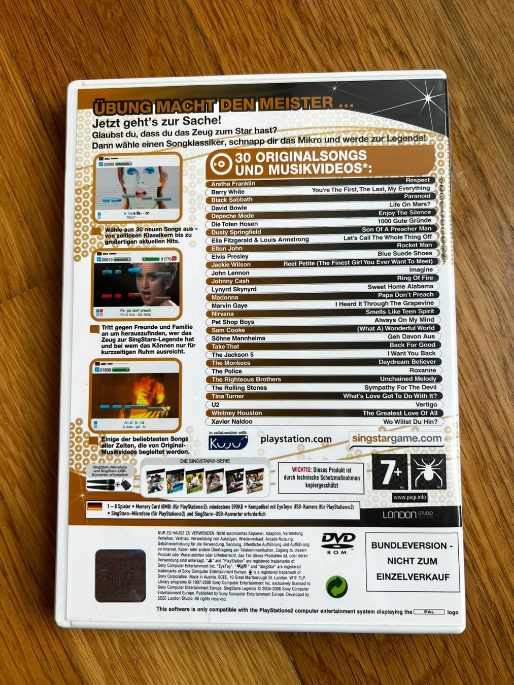 Giochi: Singstar Legends (Deutsch) - Playstation 2 – Usato da Kreuzlingen venduto da bigauditor 1