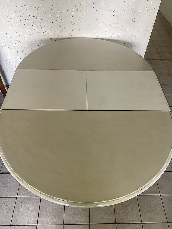 Tavoli: Table ronde en bois avec rallonge – Usato da Chêne-Bourg venduto da met_l6p6 2