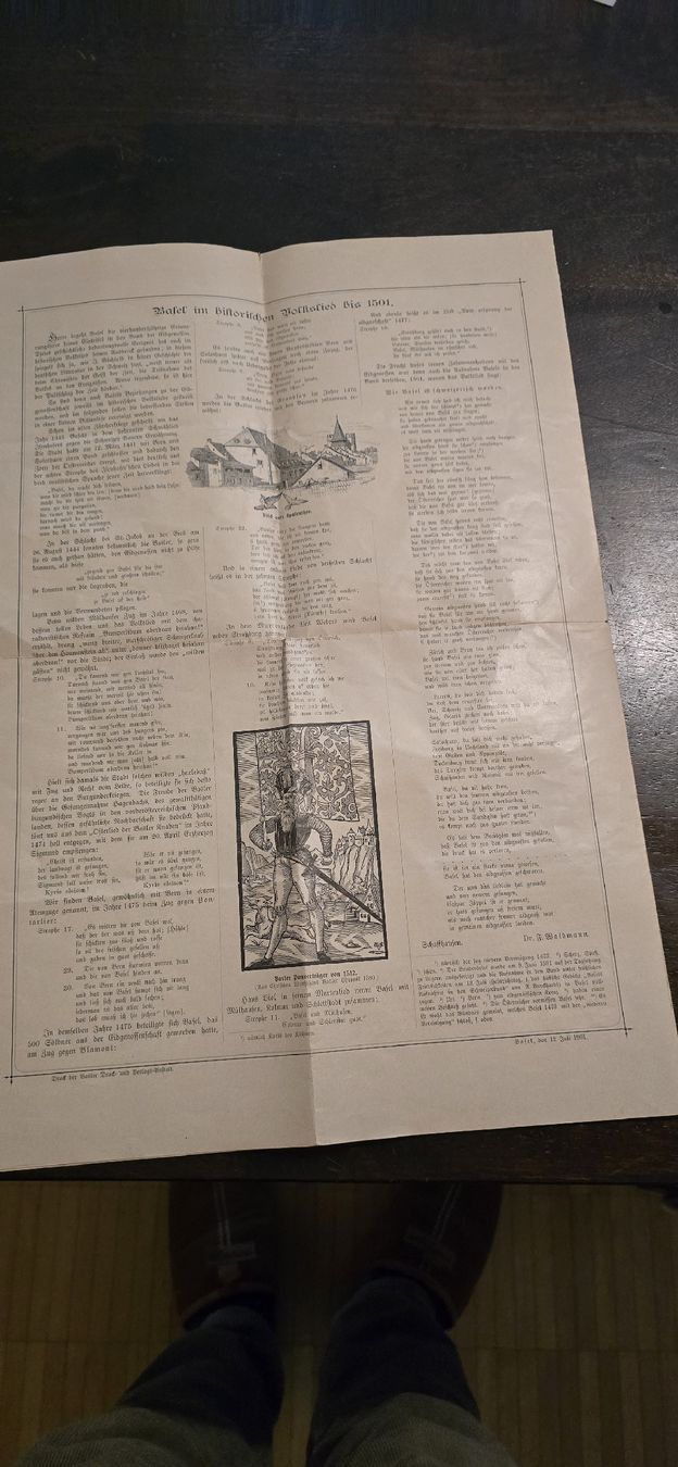 Riviste & Magazine: Historische Schweizer Zeitung 1901 Bundesfeier – Difettoso da Basel venduto da Jcva 9