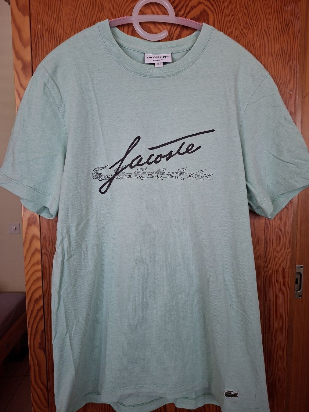 Lacoste T-shirt: T-shirt Lacoste vert Taille L – Usato da Fully venduto da L_inclassable