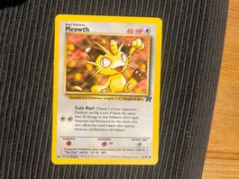 Pokemon Meowth Non Holo Team Rocket
