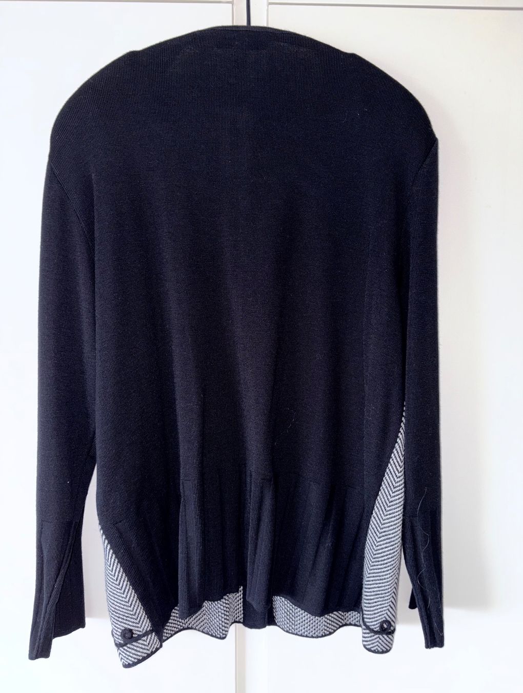 Giacche: Strickjacke schwarz / weiss-schwarz gemustert, Roberto Naldi – Usato da Oberrieden venduto da pet_n2c2 2