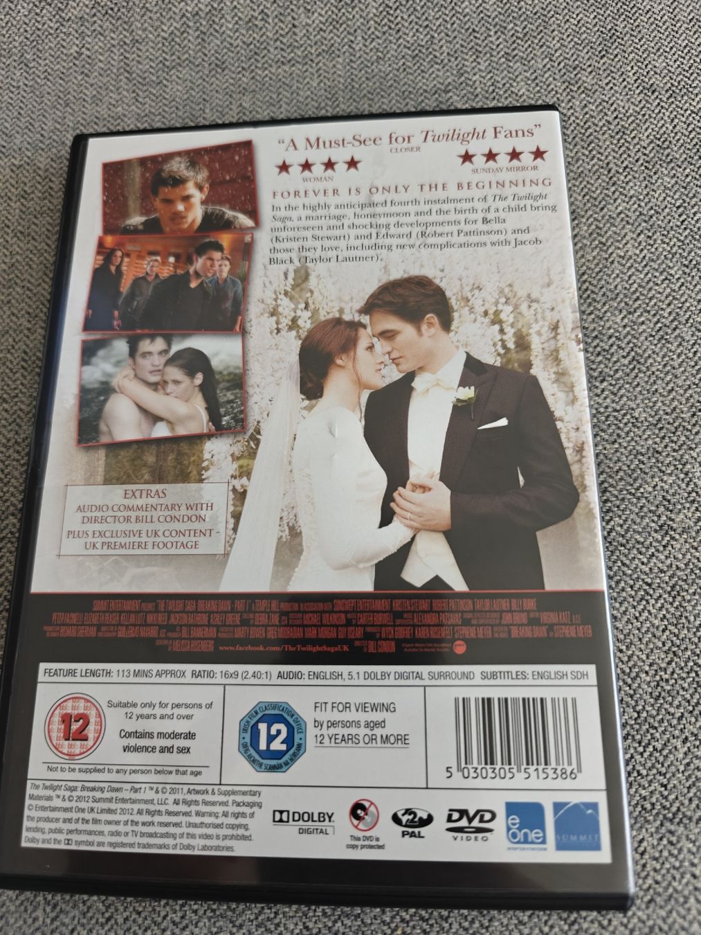 Tous les DVDs: Twilight part 1 Breaking dawn – D'occasion à Biel/Bienne par Nekomimi 1