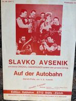 Noten - Auf der Autobahn - Slavko Avsenik mit Bb-Stimme