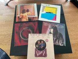 5 Vinyl Schallplatten Konvolut Rock Pop gebraucht